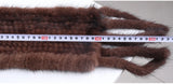 New Winter Women Warm Real Mink Fur Scarf Lady Fashion Genuine Real Mink Fur Muffler 100% Natural Real Knitted Mink Fur Scarves