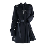 HWL Harajuku Streetwear Two-Piece Skirt Oversize 4XL Punk Chain Ribbon Skirts Women 2 Piece Suit For Female