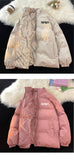 NASA Men's Double-Sided Cotton-Padded Jacket Trendy down Jacket