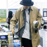 Vmcl Dual-Wear Mid Length Long Length Loose Profile Casual Trench Coat