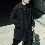 Vmcl Dual-Wear Mid Length Long Length Loose Profile Casual Trench Coat