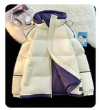 NASA Men's Hooded Short Autumn and Winter down Jacket