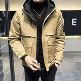 Hot Short Man Coat Winter Sales of Trendy Jacket for Men Fast Delvery Korean Reviews Many Cheap Clothes Offer Joker Y2k Harajuku