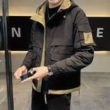 Hot Short Man Coat Winter Sales of Trendy Jacket for Men Fast Delvery Korean Reviews Many Cheap Clothes Offer Joker Y2k Harajuku