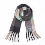 2025 Luxury Brand Cashmere Womens Scarf Winter Thick warm Solid Wraps Female Pashmina Long