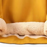 Fashion Men Sweatshirt Soft Loose Comfortable Men Winter Hoodie Top  Men Hooded Sweatshirt Cold-resistant