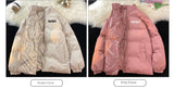 NASA Men's Double-Sided Cotton-Padded Jacket Trendy down Jacket