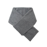 Solid Polar Fleece Cross Scarf For Men Winter New Warm Scarves Soft Neckerchief Female Male Warmer Neck Collar Scarf