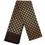 Fashion Striped Scarf for Men Winter Cashmere Pashmina Echarpe Men's Business Scarves Luxury Shawl Warm Bufandas Wraps