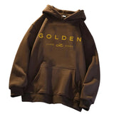 2025 Hot Jungkook Kpop Hoodie Vintage Sweatshirt Sudaderas Winter Warm Golden Album Merch Unisex Hoodies