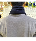 Solid Polar Fleece Cross Scarf For Men Winter New Warm Scarves Soft Neckerchief Female Male Warmer Neck Collar Scarf