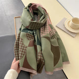 Winter Cashmere Women Scarf Female Luxury Brand Scarves Lady Long Bandana Fashion Shawl Wraps Foulard Poncho