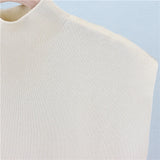 2025 New Fashionable Knitted Sweater Dress Set For Women Winter Stylish Sleeveless Long Sweater Dress Tops Two-piece Se