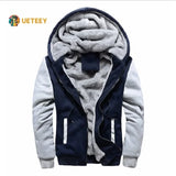 Winter Men Sweatshirts Fleece Thickened Warm Camouflage Cardigan Sweater Male Casual Hooded Jackets Men's Outdoor Sportswear
