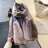 Winter Cashmere Women Scarf Female Luxury Brand Scarves Lady Long Bandana Fashion Shawl Wraps Foulard Poncho