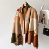 Winter Cashmere Women Scarf Female Luxury Brand Scarves Lady Long Bandana Fashion Shawl Wraps Foulard Poncho
