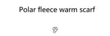 Solid Polar Fleece Cross Scarf For Men Winter New Warm Scarves Soft Neckerchief Female Male Warmer Neck Collar Scarf