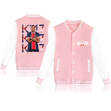 New Cool Mbappé Pattern Printed Baseball Shirt Outdoor Street Mbappé Sweatshirt Jacket Top
