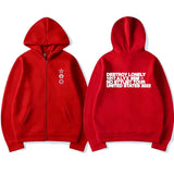 Rapper Destroy Lonely Alyx Zipper Hoodie Men's Fashion Hoodies Men Hip Hop Style Zip Up Jacket Male Vintage Hooded Sweatshirt