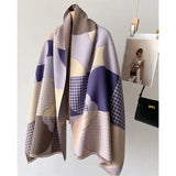 Winter Cashmere Women Scarf Female Luxury Brand Scarves Lady Long Bandana Fashion Shawl Wraps Foulard Poncho