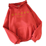 2025 Hot Jungkook Kpop Hoodie Vintage Sweatshirt Sudaderas Winter Warm Golden Album Merch Unisex Hoodies