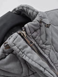 TRAFSHE Autumn Winter Women Jacket Standing Collar Light weight Sleeveless Cotton Coat Vest Women Pocket Coat Women Clothes