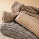 Women Turtleneck Sweater Knitted Soft Pullovers Cashmere Jumpers Basic Soft Sweaters For Women Winter