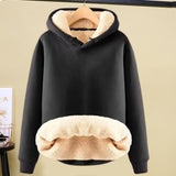 Fashion Men Sweatshirt Soft Loose Comfortable Men Winter Hoodie Top  Men Hooded Sweatshirt Cold-resistant