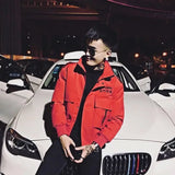 Hot Short Man Coat Winter Sales of Trendy Jacket for Men Fast Delvery Korean Reviews Many Cheap Clothes Offer Joker Y2k Harajuku