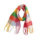 2025 Luxury Brand Cashmere Womens Scarf Winter Thick warm Solid Wraps Female Pashmina Long