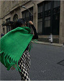 2025 Luxury Brand Cashmere Womens Scarf Winter Thick warm Solid Wraps Female Pashmina Long