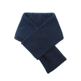 Solid Polar Fleece Cross Scarf For Men Winter New Warm Scarves Soft Neckerchief Female Male Warmer Neck Collar Scarf