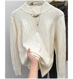 Autumn Pullover Sweater Women Geometric Fashion Casual Long Sleeve Ladies Sweaters