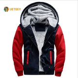 Winter Men Sweatshirts Fleece Thickened Warm Camouflage Cardigan Sweater Male Casual Hooded Jackets Men's Outdoor Sportswear