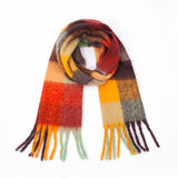 2025 Luxury Brand Cashmere Womens Scarf Winter Thick warm Solid Wraps Female Pashmina Long
