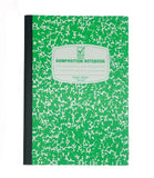 3 Composition/Notebook Book Wide Ruled Paper,100 Sheets, 9-3/4"x7-1/2"