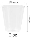 Clear Shot Glasses Plastic Disposable Cups