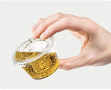 16 PCS Clear Shot Plastic Disposable Portion Cups With Lids In Bag 4 Oz - New