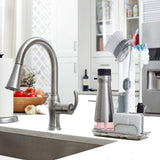 Soap Dispenser Dish Brush Scrubber