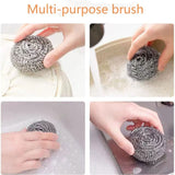 Stainless Steel Sponges Scrubbing Scourer Pad