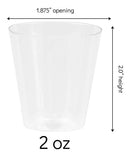 Clear Shot Glasses Plastic Disposable Cups