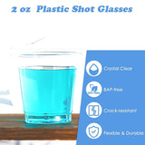 Clear Shot Glasses Plastic Disposable Cups