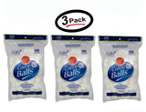 (3 Pack) Natural Cotton Soft and Gentle Cotton Balls Organics Hypoallergenic-New