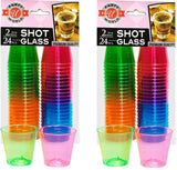 Neon Multicolor Party Shot Glasses