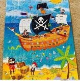 72 Piece Kids Pirate Ship Jigsaw Puzzle