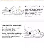 Botanical Design Shoe Charms