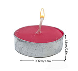 30 Pcs Strawberry Tealight Candles, Aromatherapy Scented 2.5 hrs Burn Freshener