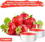 Strawberry Tealight Candles