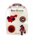 4 Pcs of Spiderman & Captain America