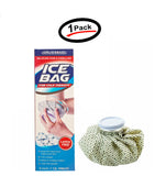 Reusable Ice Bag Pack 9 Inch Cold Therapy English Ice Cap Design First Aid Pain